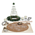 New Year Kitchen Decor Set 3D model small image 1