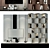 Modern Plywood TV Wall Shelf 3D model small image 2