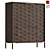 Textures 2-Drawer Oak Chest 3D model small image 1