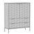 Textures 2-Drawer Oak Chest 3D model small image 5