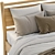 Solano Solid Wood Queen Bed 3D model small image 5