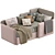 Convertible Sofa Bed LEVEL 306 3D model small image 3