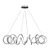 Modern Spiral LED Chandelier MARCELA 3D model small image 4