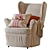 Modern Twist: IKEA Strandmon Chair 3D model small image 9