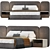 Elegant Wanda Bed Design by Thehighwall 3D model small image 3
