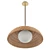 Handcrafted Rattan Pendant Light 3D model small image 5