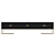 Modern Black TV Stand Drawers 3D model small image 2