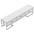 Modern Black TV Stand Drawers 3D model small image 6