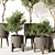 Modern Indoor Plant 203 3D model small image 2
