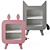 Adorable Animal-themed Kids Nightstands 3D model small image 3