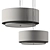 Modern Fabric Dayton Pendant Light 3D model small image 2