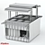 Professional Double Bain-Marie Series 3D model small image 3