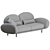 Luxury Presage Sofa by Roche Bobois 3D model small image 3