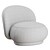 Modern Chic Arobase Armchair 3D model small image 4