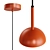 Sleek Metal Pendant Light 3D model small image 2