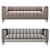 Modern Poly Upholstered Milton Sofa 3D model small image 3