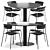 Pavilion AV1 Chair & SK12 Table 3D model small image 9