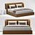  Scandinavian Charm RH Copenhagen Bed 3D model small image 1