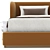  Scandinavian Charm RH Copenhagen Bed 3D model small image 8