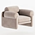 Modern Armchair Elliot 2017 Edition 3D model small image 1