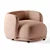 Elegant Rene Armchair: Timeless Chic 3D model small image 1