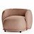 Elegant Rene Armchair: Timeless Chic 3D model small image 2