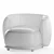 Elegant Rene Armchair: Timeless Chic 3D model small image 3