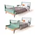 Foldable Children's Bed Willox 3D model small image 7