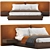 Modern Boston Bed Laskasas Design 3D model small image 2