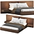 Modern Boston Bed Laskasas Design 3D model small image 4