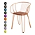 Modern Steel Outdoor Seating 3D model small image 1