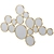 Reflective Elegance Brass Wall Mirror 3D model small image 1