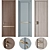 Modern Interior Doors Collection 3D model small image 1