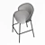 Modern Ash Wood Stool 75cm 3D model small image 1