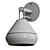 Modern Metal Glass Table Lamp 3D model small image 3