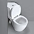 Corner Toilet Ideal Standard 3D model small image 2