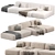 Lema Cloud Sofa Modular Design 3D model small image 3