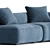 Modern Modular Fabric Sofa Jeff 3D model small image 2