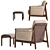 Modern Lounge Chair 3D Model 3D model small image 2