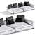 Luxury Italian Sofas Minotti Collection 3D model small image 3