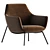 Avante Soft Mocha Armchair | 3D Model 3D model small image 2