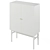 Sleek White Lewiston Cabinet, 96cm 3D model small image 4