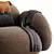 Luxurious Sundae Armchair: Detailed 3D Model 3D model small image 4