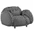 Luxurious Sundae Armchair: Detailed 3D Model 3D model small image 6