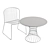 Modern Outdoor Chair & Table 3D model small image 6