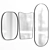 Elegant Trio Mirror Set 3D model small image 1