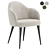 Giulia Velvet Dining Chair: Trio 3D model small image 1