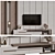 Modern TV Wall Mount Stand 3D model small image 1