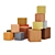 Rainbow Dreams Cube Set 3D model small image 3