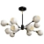 Modern Ball Valley Pendant Light 3D model small image 1